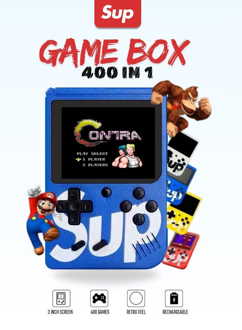 SUP Kids Retro Handheld Game Console Twin Pack – 400 Games