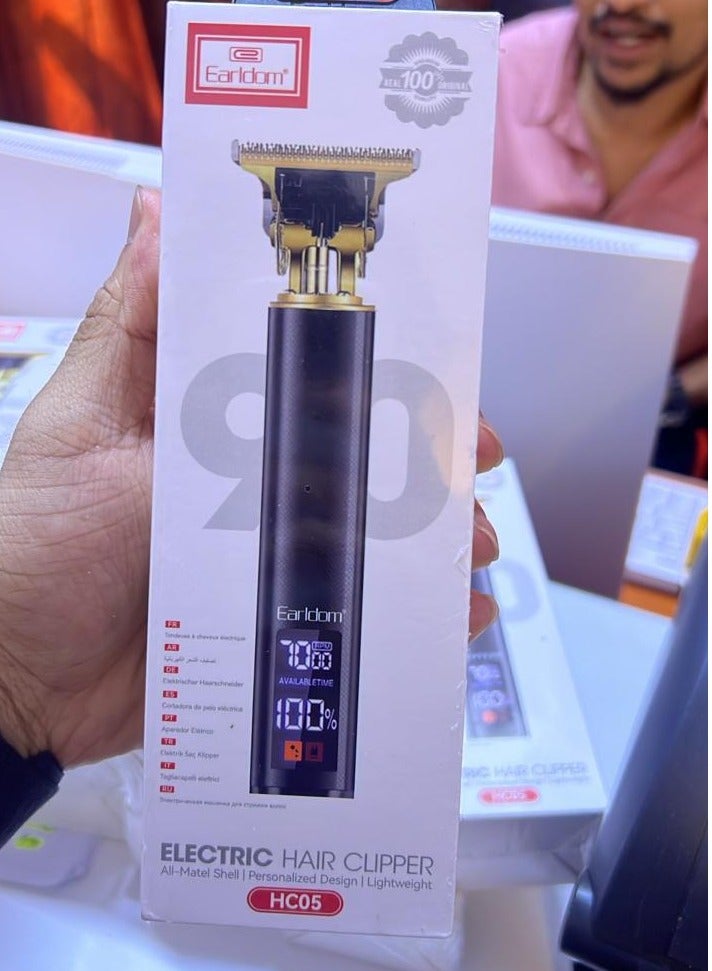 Earldom Cordless Electric Hair Clipper – USB-C, 90 Min Runtime
