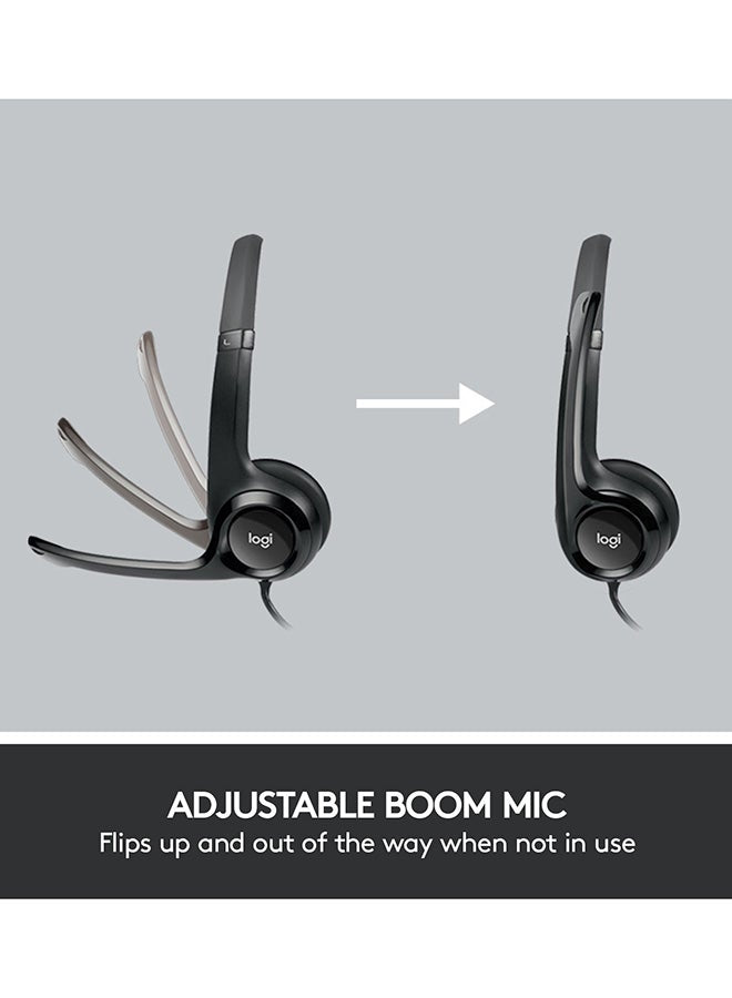 Logitech USB Headset with Noise-Cancelling Microphone