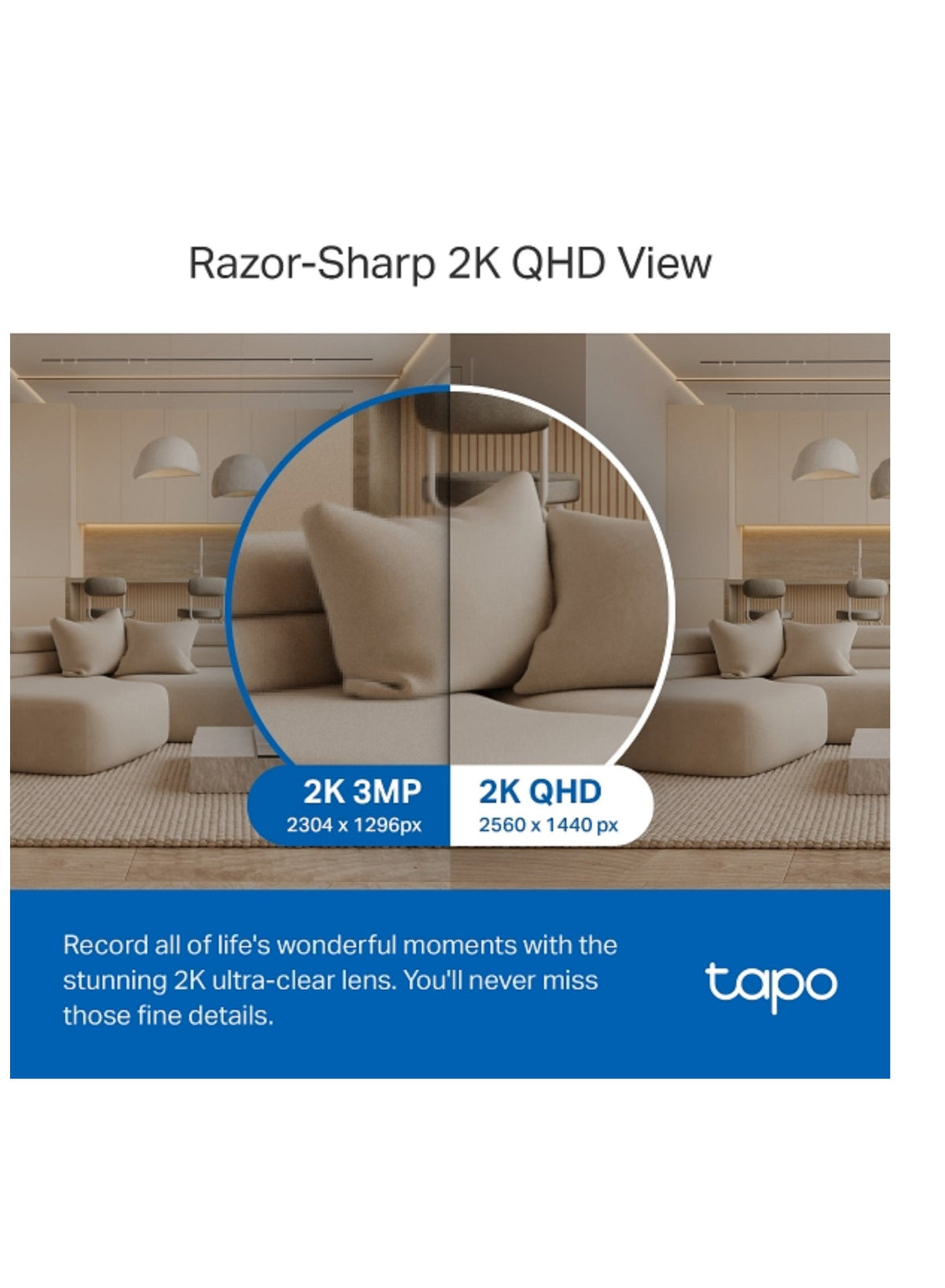 TP-Link Tapo Pan/Tilt AI Security Camera – 4MP 2K