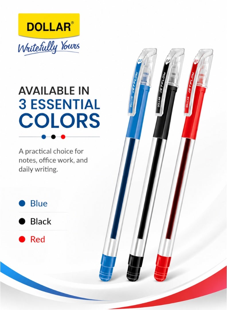 Dollar Jetflow Hybrid Ballpoint Pen – 0.7mm