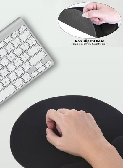 Silicone Mousepad with Gel Wrist Support