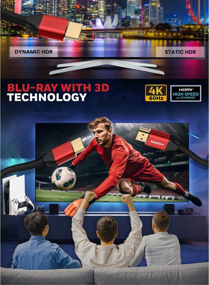 Mowsil 4K 60Hz HDMI Cable – 2m