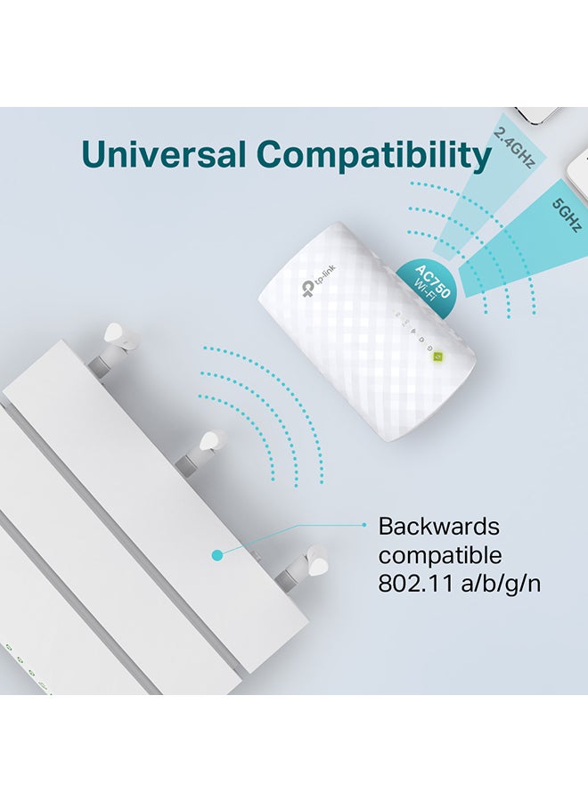 موسع نطاق شبكة واي فاي ميش ثنائي النطاق TP-Link AC750