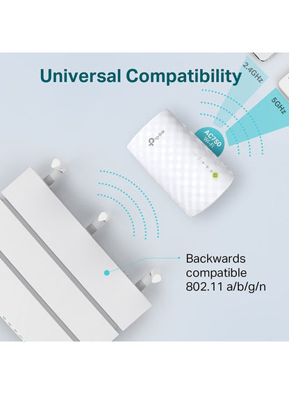 موسع نطاق شبكة واي فاي ميش ثنائي النطاق TP-Link AC750