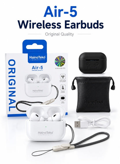 Haino Teko Air 4 Wireless Earbuds with Charging Case
