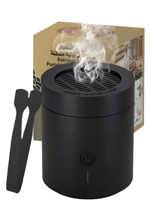 Rechargeable Electric Bakhoor Burner & Aroma Diffuser – 2000mAh