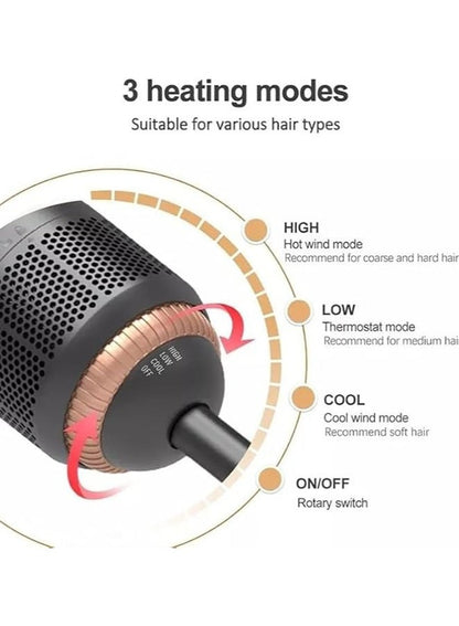 Joy 2-in-1 Heated Hair Straightening & Curling Brush