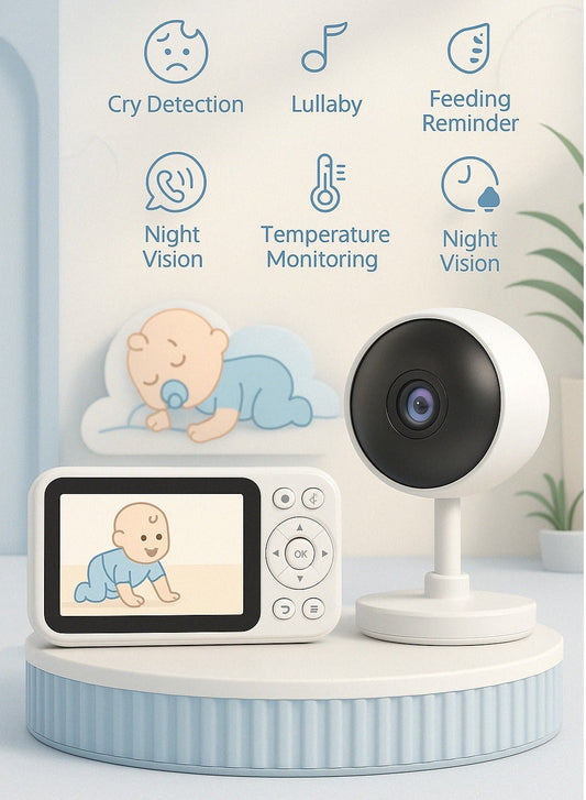 Baby Monitor with 2.8-Inch Screen & Night Vision