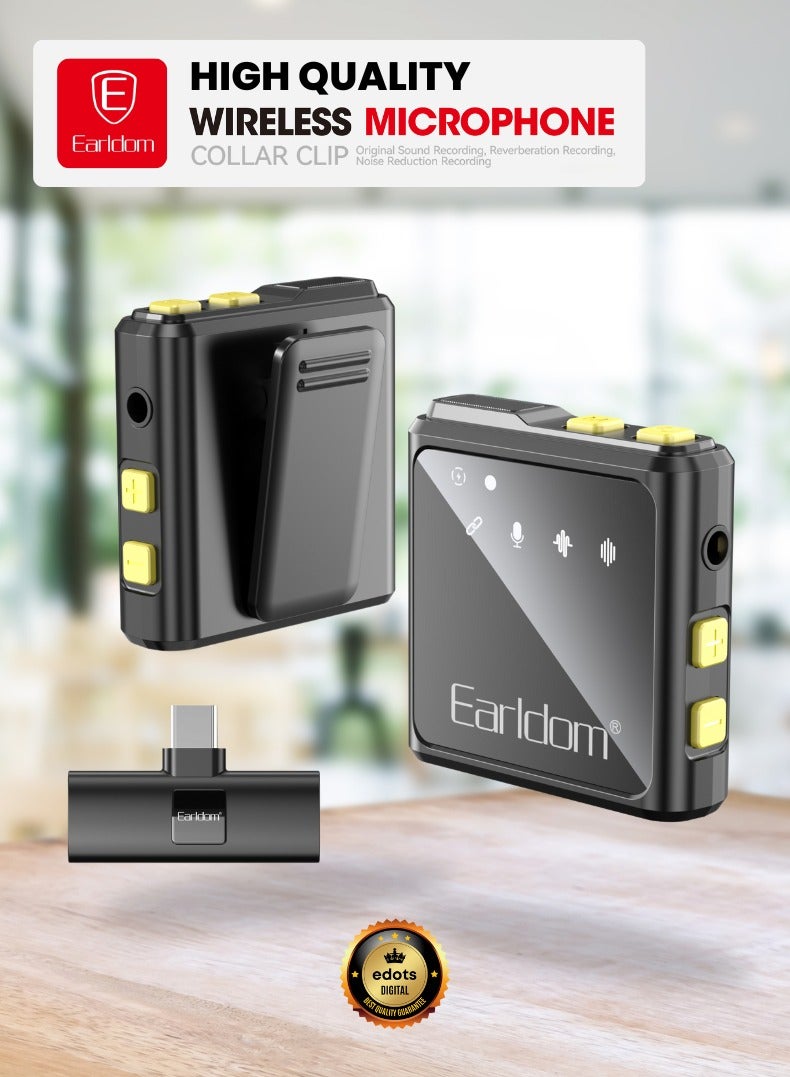 Earldom Wireless Lavalier Microphone – USB-C