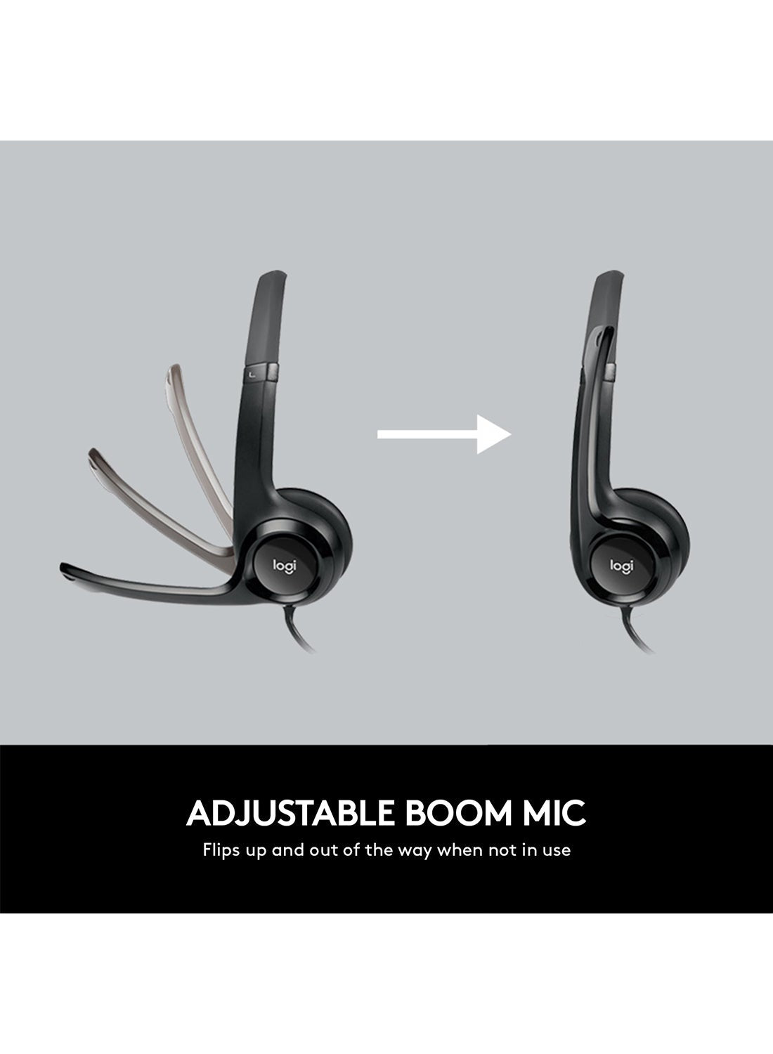Logitech USB Headset with Noise-Cancelling Microphone