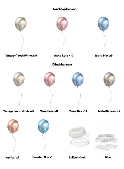 Dimi Pastel Balloon Garland Kit