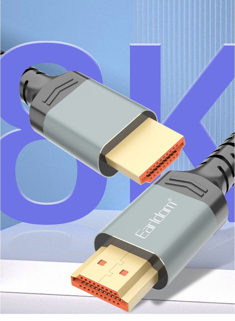 Earldom 8K HDMI 2.1 Fiber Optic Cable – 1.5m