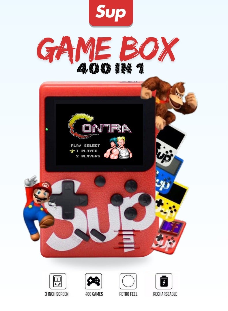 جهاز ألعاب محمول SUP Kids 400 في 1