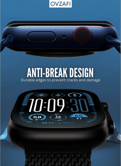 OVZAFI Apple Watch Full Coverage Screen Protector