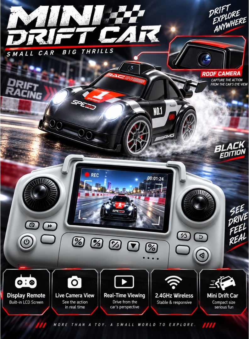 Mini Drift Racing Remote Control Car with LED Lights