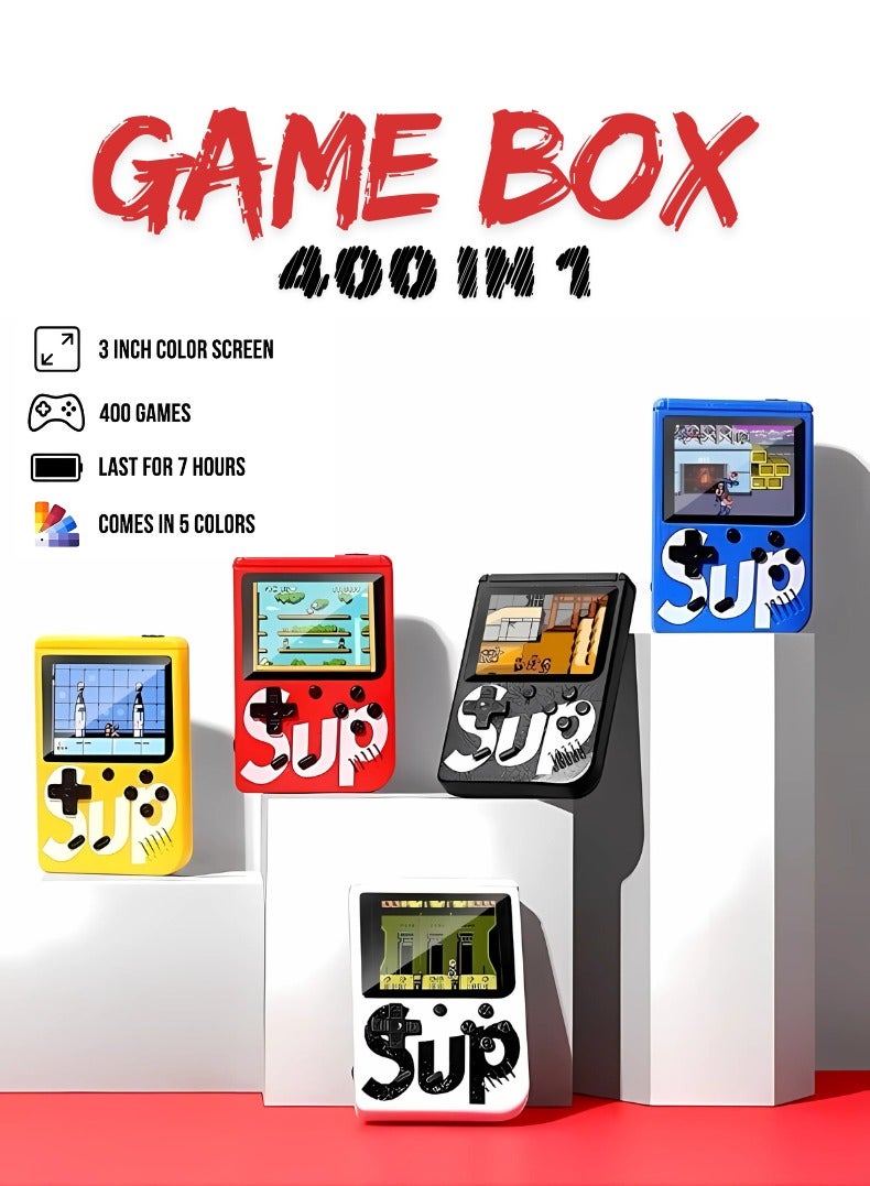 جهاز ألعاب محمول SUP Kids 400 في 1