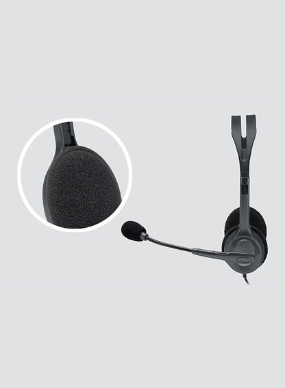 Logitech Stereo Headphones with Microphone – 3.5mm Jack