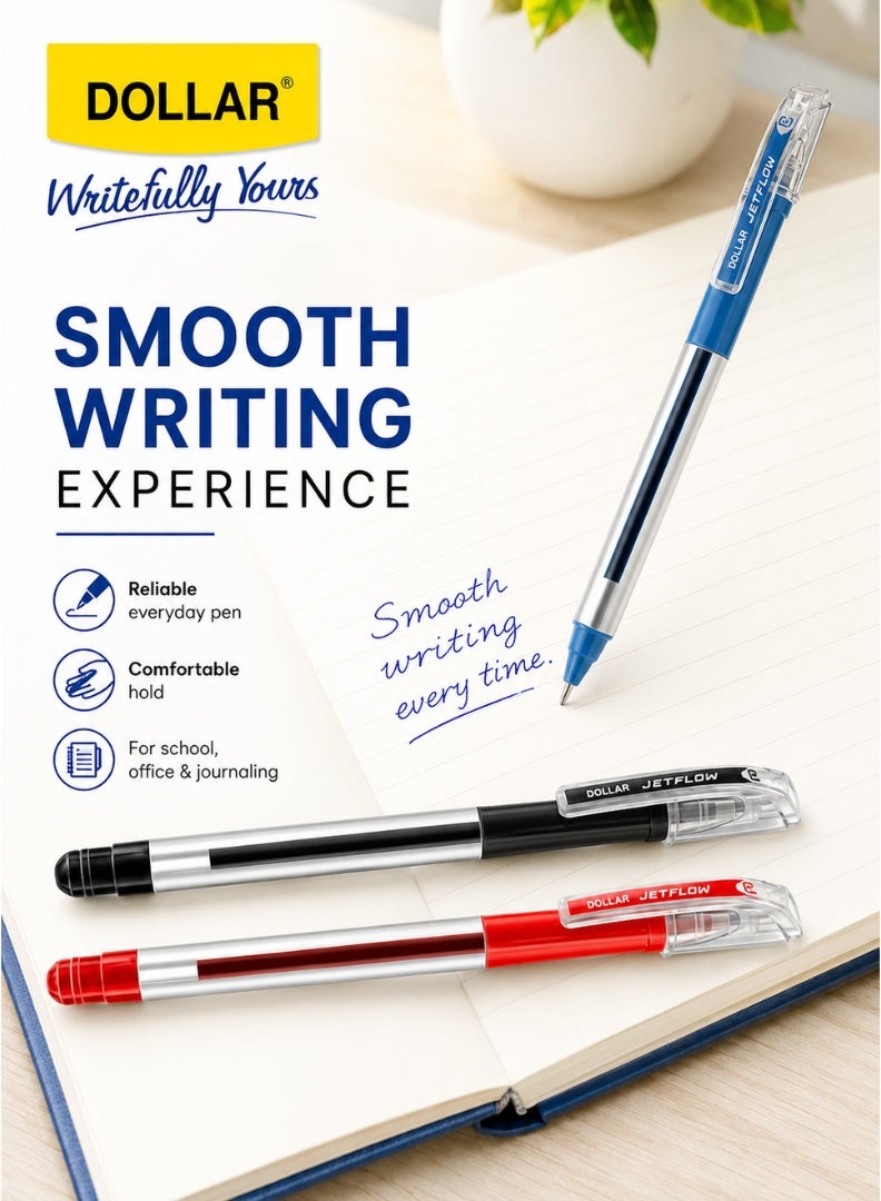 Dollar Jetflow Hybrid Ballpoint Pen – 0.7mm