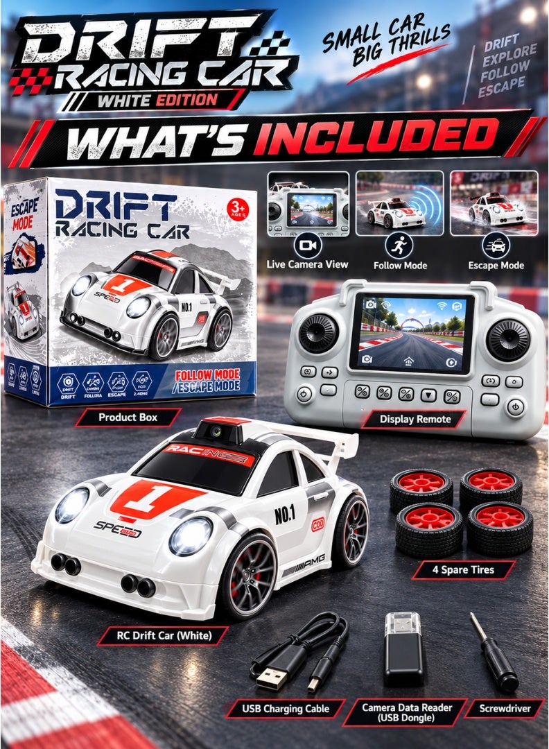 Mini Drift Racing Remote Control Car with LED Lights