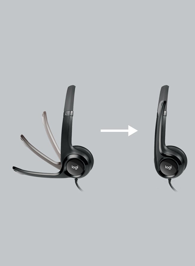 Logitech USB Headset with Noise-Cancelling Microphone