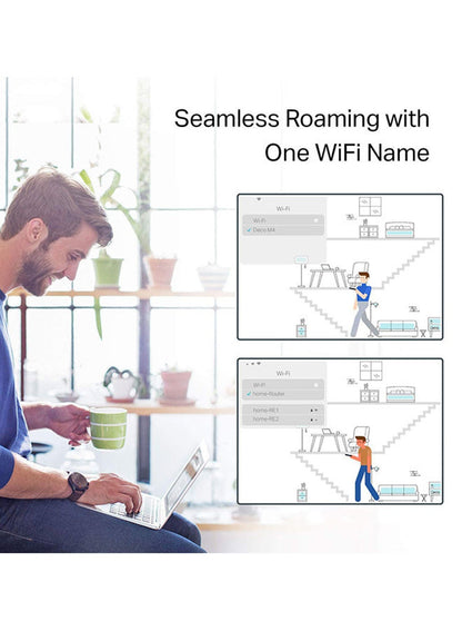 نظام TP-Link Deco لشبكة الواي فاي المنزلية بالكامل (حزمة من 3 قطع)