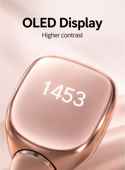 خاتم التسبيح الذكي WESLAMIC iTasbih مزود بشاشة OLED