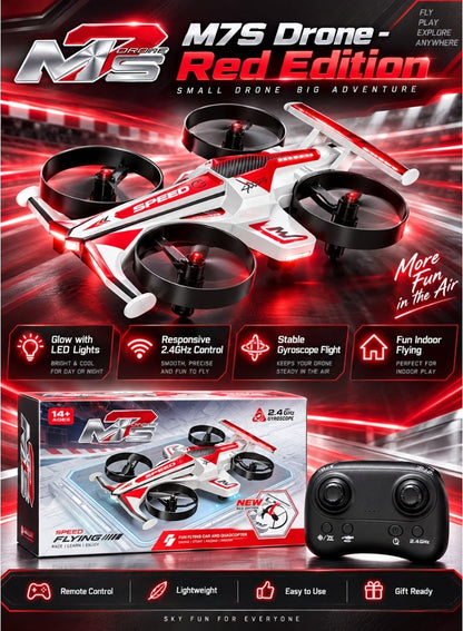 2-in-1 Remote Control Flying Car & Quadcopter