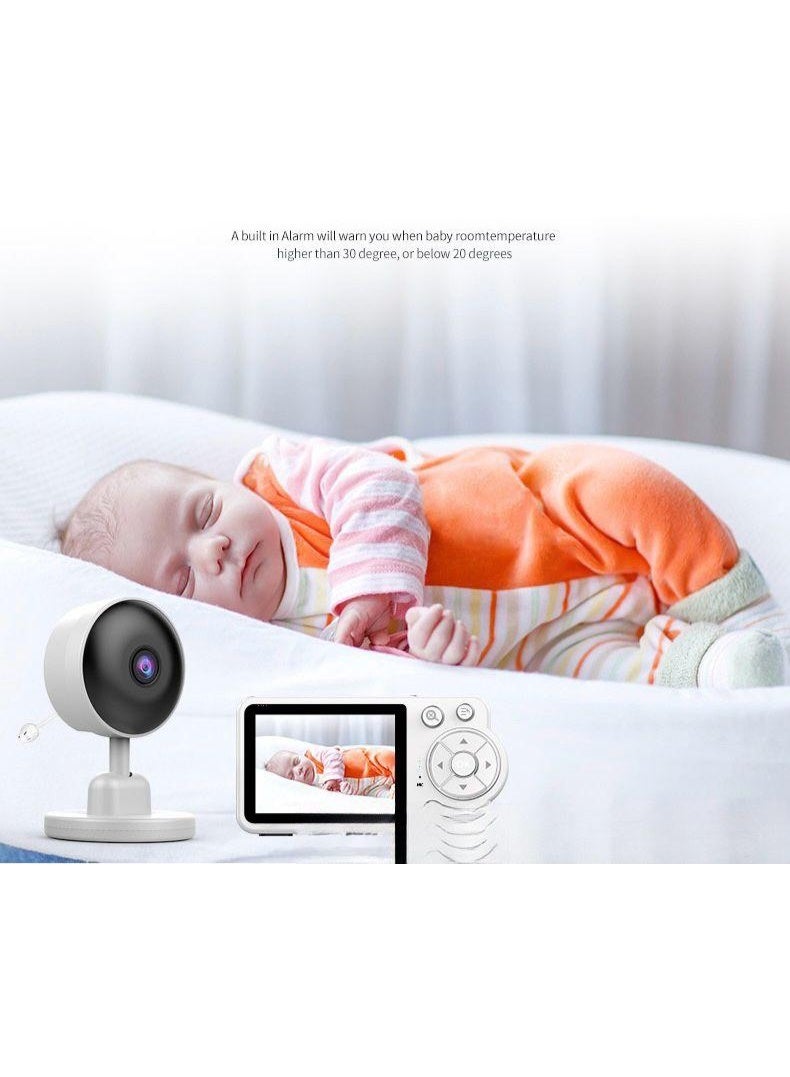 Baby Monitor with 2.8-Inch Screen & Night Vision