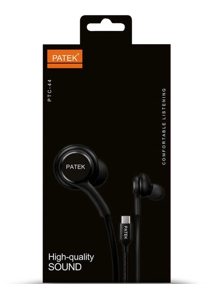 سماعات أذن بمنفذ USB-C وميكروفون من Patek