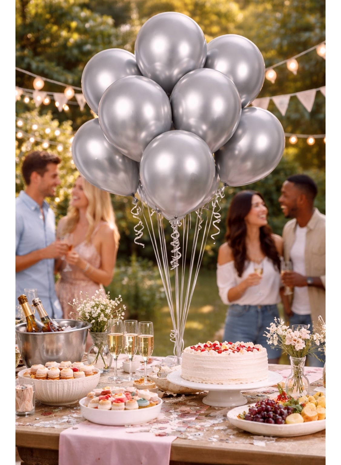 Chrome Latex Balloons – 12 Inch