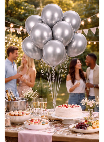 Chrome Latex Balloons – 12 Inch