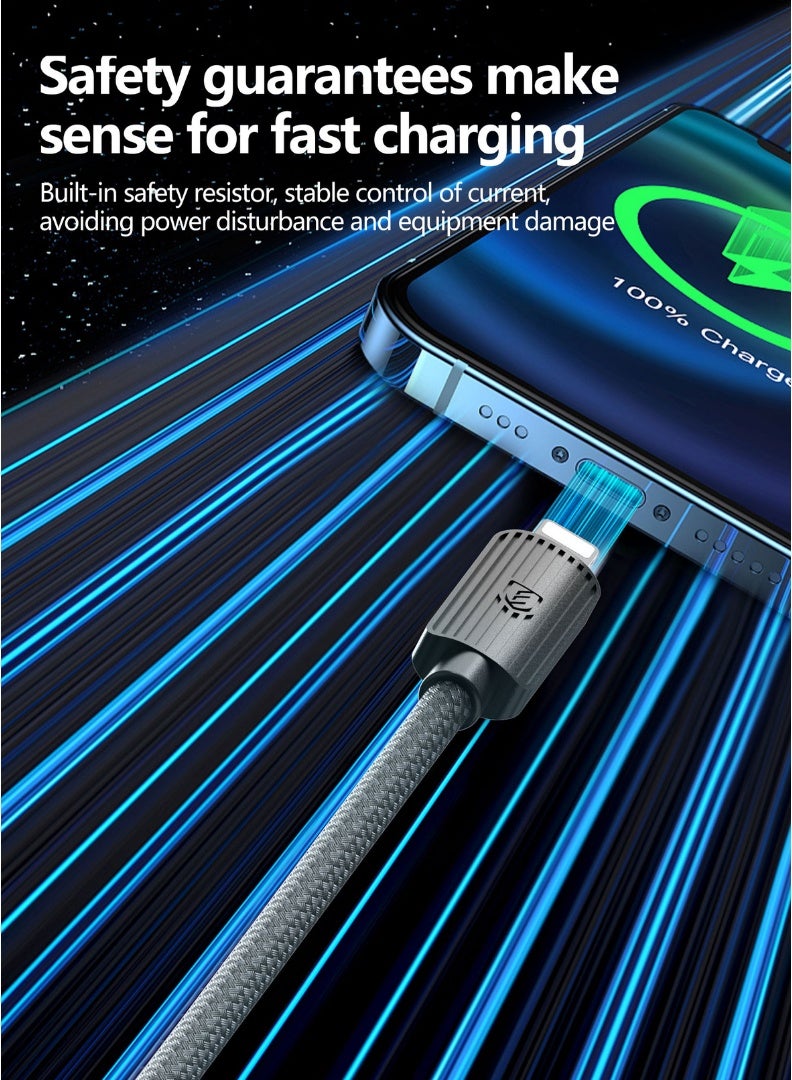 Earldom 30W USB-C to Lightning Fast Charging Cable – 3m