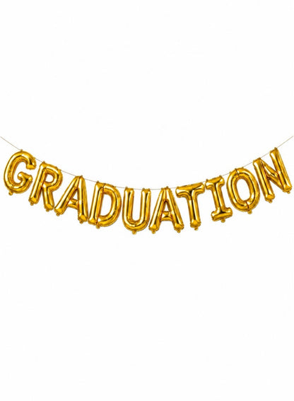 Italo Graduation Foil Letter Balloon Banner Set