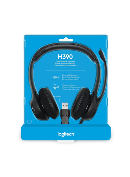 Logitech USB Headset with Noise-Cancelling Microphone