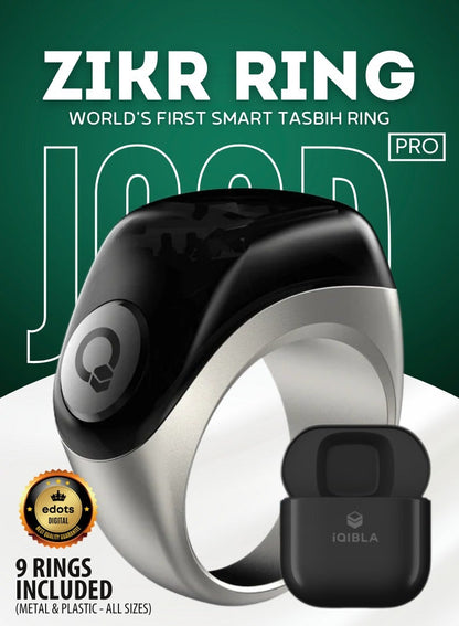 iQIBLA Zikr Ring Jood Pro – Prayer Reminder & Fitness Tracker