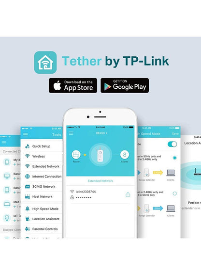 TP-Link AC1750 Dual Band Wi-Fi Range Extender