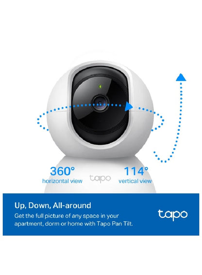 TP-Link Tapo Pan/Tilt Home Security Wi-Fi Camera – Compact
