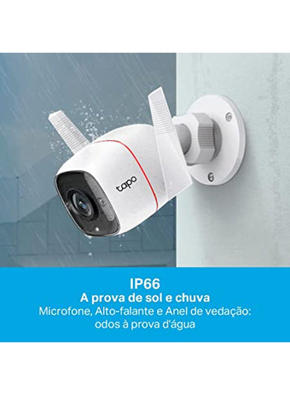 كاميرا TP-Link Tapo الأمنية الذكية الخارجية مع رؤية ليلية – 3 ميجابكسل