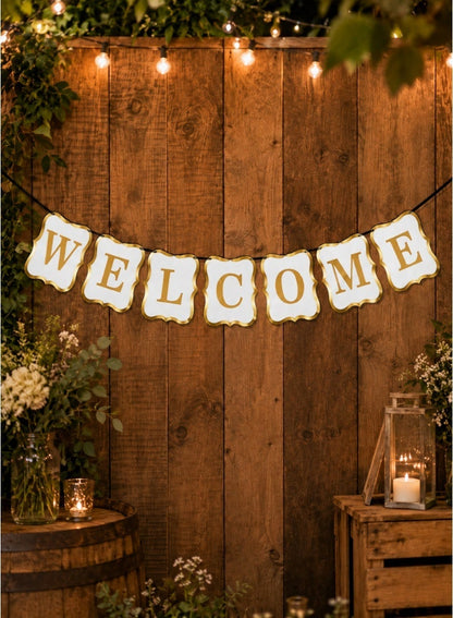 Welcome Decorative Hanging Banner