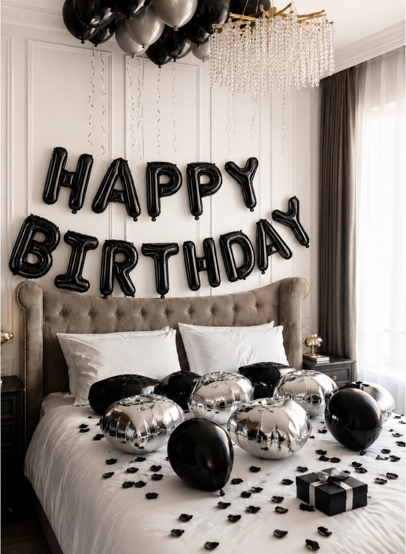Party Time Happy Birthday Foil Balloon Banner – 16 Inch