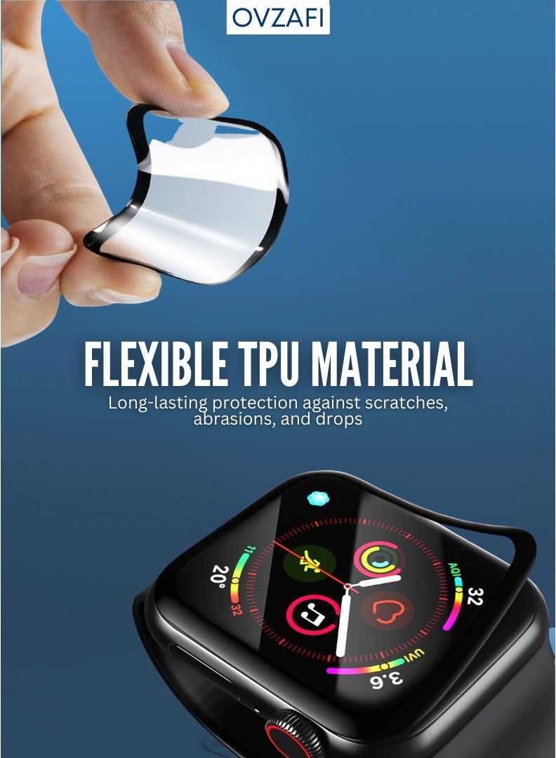 OVZAFI Apple Watch Full Coverage Screen Protector