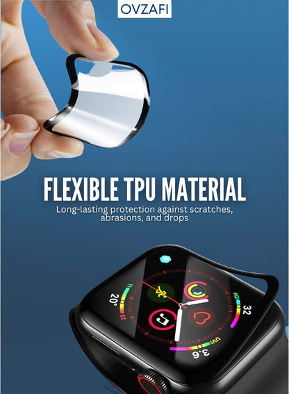 OVZAFI Apple Watch Full Coverage Screen Protector