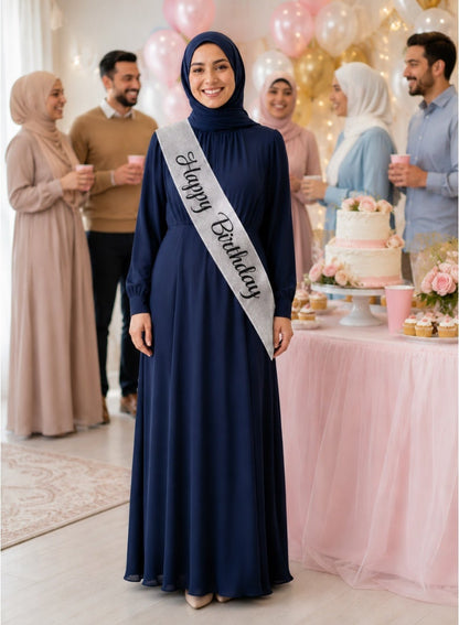 وشاح عيد ميلاد سعيد لامع