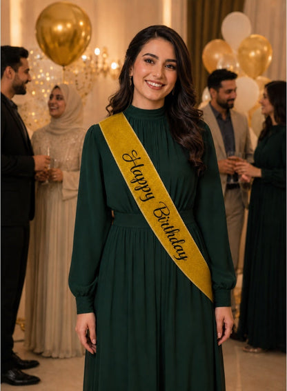 وشاح عيد ميلاد سعيد لامع