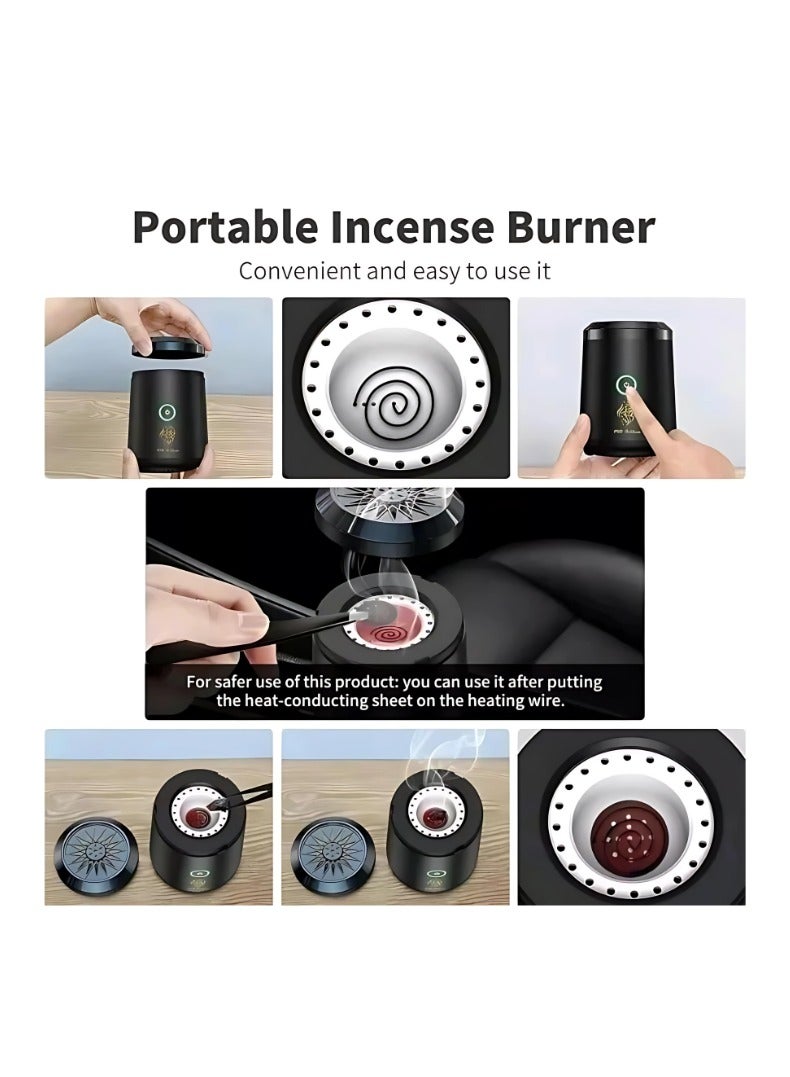Honton Portable USB Bakhoor Burner for Car & Home