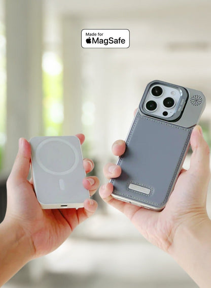 جراب RMO الفاخر من الجلد بخاصية MagSafe لهاتف iPhone 16 Pro Max