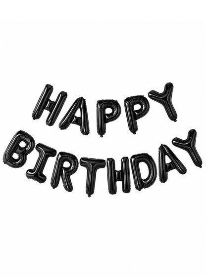 Party Time Happy Birthday Foil Balloon Banner – 16 Inch