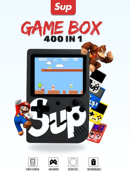جهاز ألعاب محمول SUP Kids 400 في 1