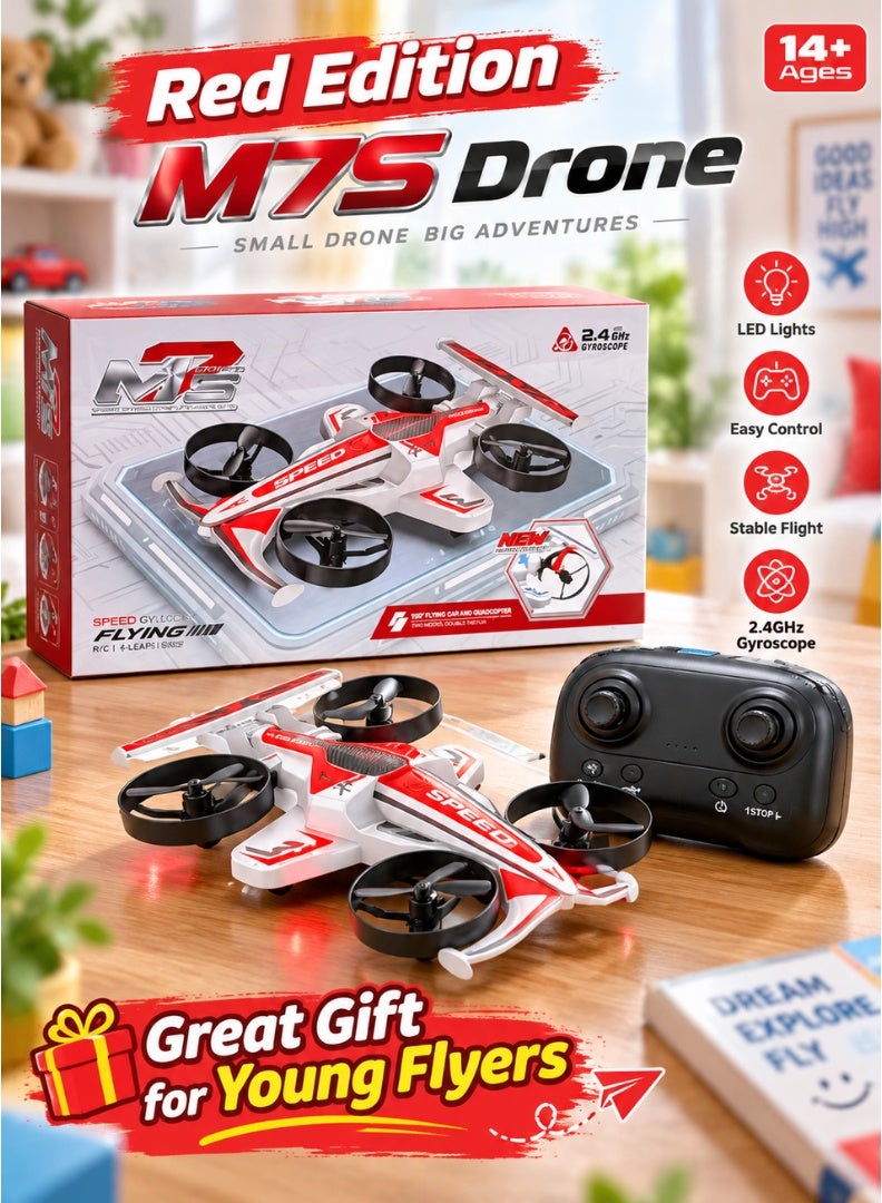 2-in-1 Remote Control Flying Car & Quadcopter